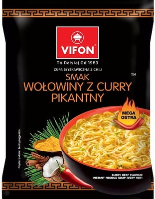 VIFON zupa błyskawiczna wołowina z curry 70g