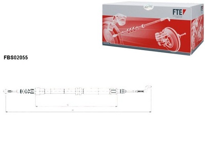 ТРОС ТОРМОЗА РУЧНОГО VW ЗАД T4 90-03 LE PR FTE