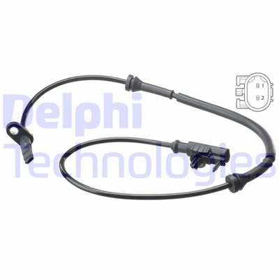 SENSOR ABS PARTE DELANTERA SS20678 DELPHI SENSOR VELOCIDAD REVERSIBLE RUEDAS DELPHI  