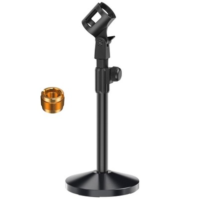OHUHU Stojak Na Mikrofon Regulowany Uchwyt Z Adapterem 5/8" Na 3/8"