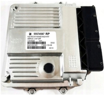 ECU OPEL MERIVA A 1.3 55574587 RP MJD6O2M1 +PIN 