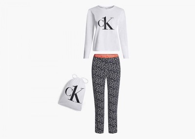 Calvin Klein Piżama 000QS6773E XL L/S Pant Set