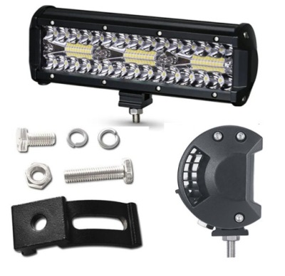 Лампа led 12/24v do вантажівки 180w led bar фара робочий фото №1