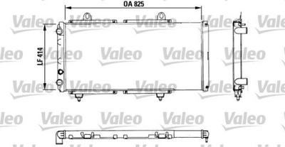 VALEO 883765 CHLODNICA, SISTEMA DE REFRIGERACIÓN DEL MOTOR  