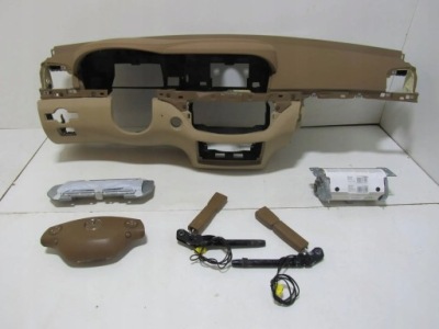 Mercedes s w221 221 панель приладів приладова панель  pulpit подушка безпеки натягувач коричневий фото №1