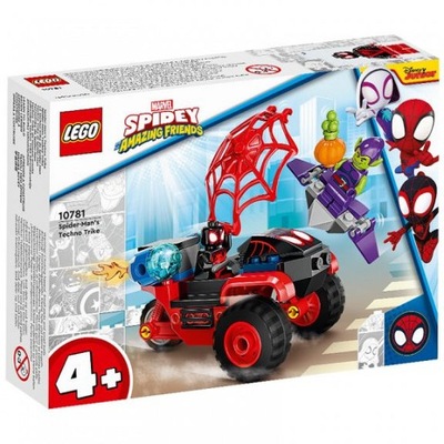 LEGO Marvel Miles Morales Technotrójkołowiec Spider-Mana 10781