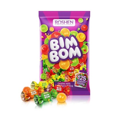 Cukierki Roshen owocowe BIM BOM 1kg