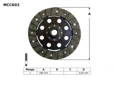 DISCO SPRZEGLOWA BMW R 850 GS / R / RT 97-99, R 1100 GS 93-99, K 100 LT /  