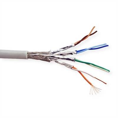 Kabel sieciowy S/FTP Cat.6 Class E skrętka 300m