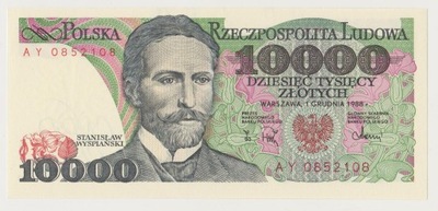 10000 złotych 1988 seria AY stan 1