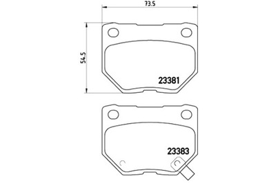 BREMBO КОЛОДКИ ДИСКОВЫЕ ТОРМОЗНОЕ NISSAN 300 ZX Z32 09 89-12 00 SUBARU IMPREZA фото