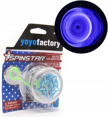 YoyoFactory SPINSTAR LED Yo-yo – niebieski (wiec