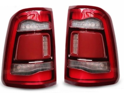 Dodge ram 1500 2019-2024 лампа задняя левая + правая комплект led с красный фото №1