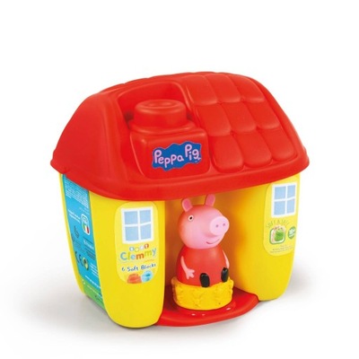 Clementoni Wiaderko z klockami Peppa Pig figurka