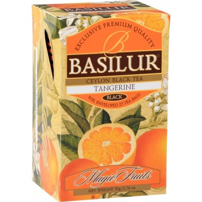Herbata czarna Basilur Tangerine saszetki 25x2g