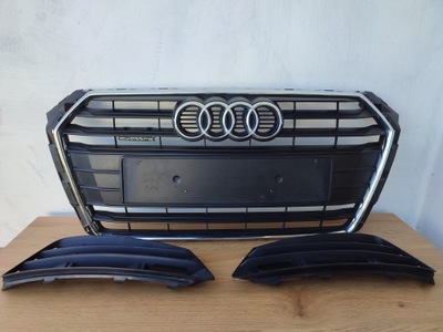 REJILLA DE RADIADOR AUDI A4 B9 + REJILLAS DE PARAGOLPES 15-19 OE 8W0853651 