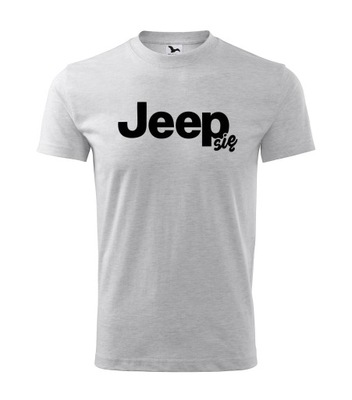 Koszulka T-shirt śmieszny Jeep się męska