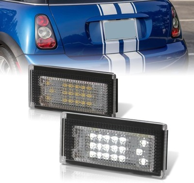 ПІДСВІТКА LED (СВІТЛОДІОД) НОМЕРНОГО ЗНАКА МІНІ COOPER R50 01-06 R52 КАБРІОЛЕТ 04-08 R53 02-06