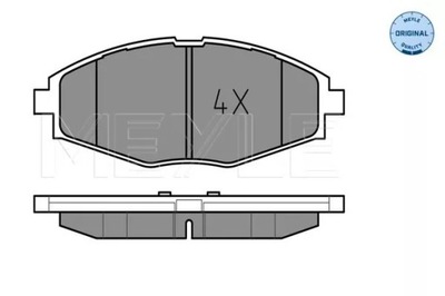 PADS BRAKE MEYLE 0252324117 - milautoparts-fr.ukrlive.com