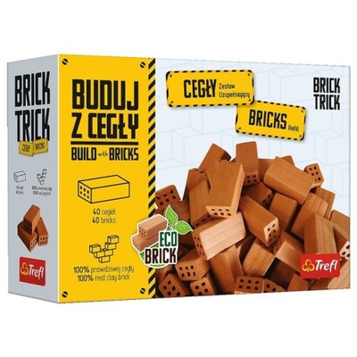 Buduj z Cegły - Cegły Pełne 40 szt. Brick Trick