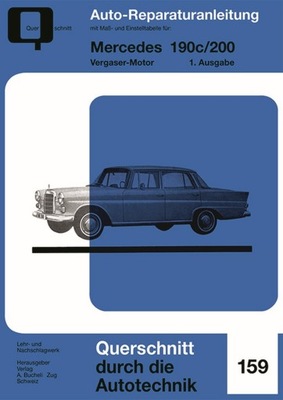 MERCEDES 190 200 W110 (1959-1968) SKRZYDLAK MANUAL REPAIR CZ1/2 24H  