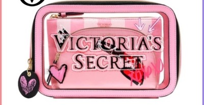 Victoria's Secret kosmetyczka zestaw 3 w 1 3 szt