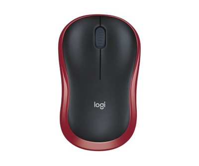 Mysz optyczna Logitech M185 nanoodbiornik czerwona4