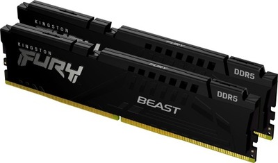 Pamięć Kingston Fury Beast, DDR5, 16 GB, 4800MHz, CL38 (KF548C38BBK216)