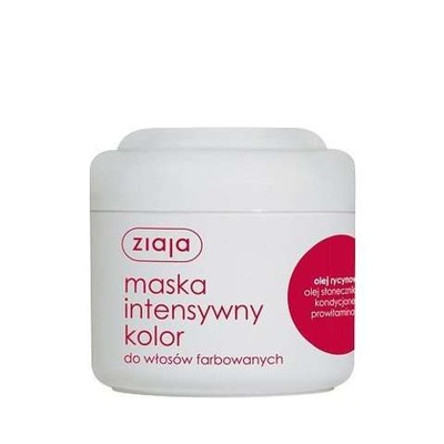 ZIAJA Maska Intensywny kolor Olej rycynowy 200 ml