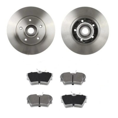 Тормозные диски задняя + тормозные колодки подшипник vivaro a trafic ii primastar фото №1