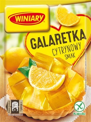 WINIARY Galaretka Smak CYTRYNOWY 71g