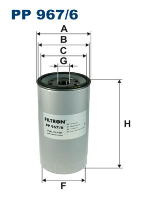 ФІЛЬТРА ТОПЛИВА FILTRON PP 967/6 + В ПОДАРОК