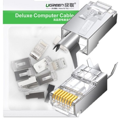 UGREEN 10X MODULARNY WTYK WTYCZKA RJ45 8P8C CAT 6A / 7