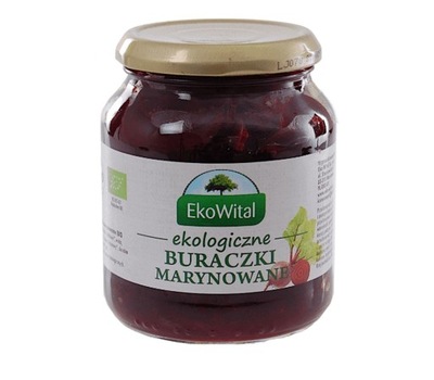 Buraczki marynowane BIO 340 g (EKOWITAL) EKOWITAL