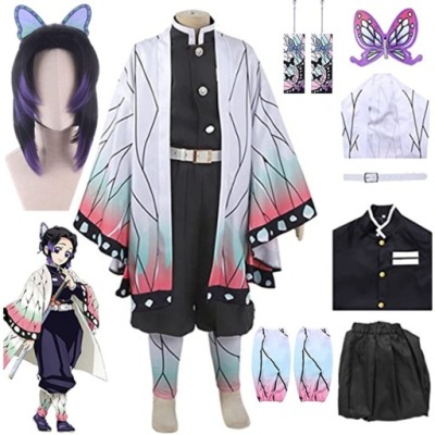 Demon Slayer Cosplay Kochou Shinobu Anime Kostium
