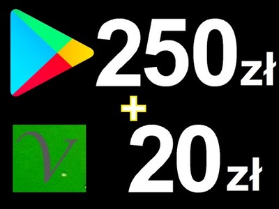 Karta Google Play 250 zł Kod Prepaid Klucz Android