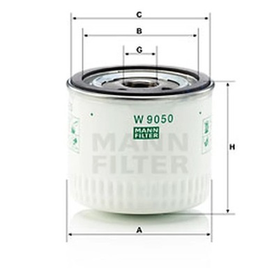 FILTRO ACEITES MANN-FILTER W 9050  