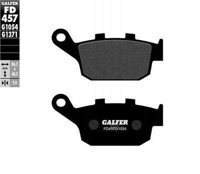 GALFER КОЛОДКИ ТОРМОЗНЫЕ FD457G1054 ЗАД SUZUKI