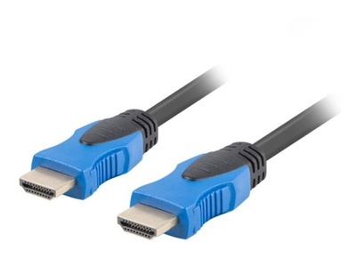 Kabel Lanberg CA-HDMI-20CU-0005-BK (HDMI M - HDMI M; 0,50m; kolor czarny)