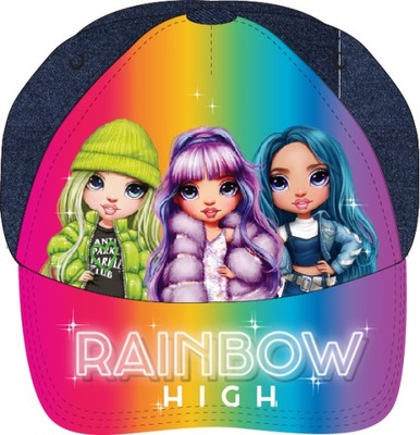 CZAPKA Z DASZKIEM RAINBOW HIGH 52 cm