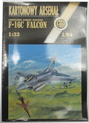 Kartonowy arsenał F-16C Falcon