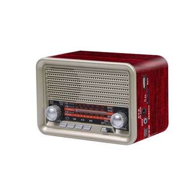 RADIO RETRO USB BLUETOOTH PENDRIVE KARTY SD FM AUX