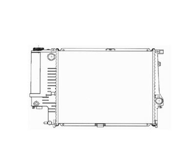 РАДИАТОР ВОДЫ BMW 5 E34 01.88- 1719306