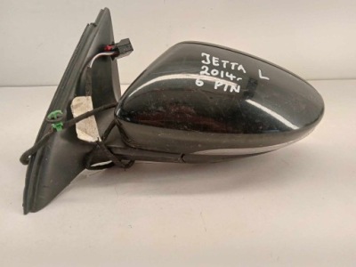 Дзеркало ліва перед vw jetta 10-18 6 pin фото №1