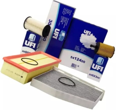Ufi набор фильтров skoda octavia ii 1.9 2.0 tdi фото №1