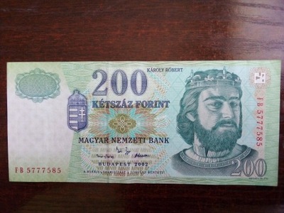 Banknot 200 forint Węgry