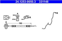 ATE CABLE HAM ELAST PARTE TRASERA IZQUIERDO EN SOPORTE VW POLO 9N 02-  