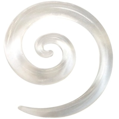 ROZPYCHACZ duża transparentna SPIRALA SWIRL 6 mm