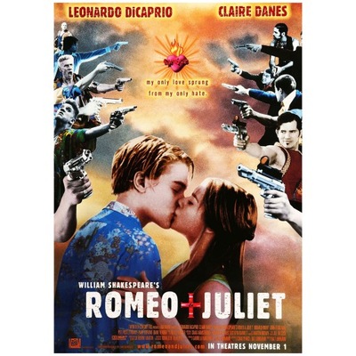 Plakat Romeo and Juliet 1996 Romeo i Julia