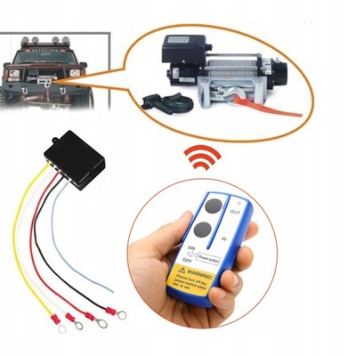 CONTROL REMOTO PARA WYCIAGARKI BEZPRZEWODOWY 12V WCIAGARKI  